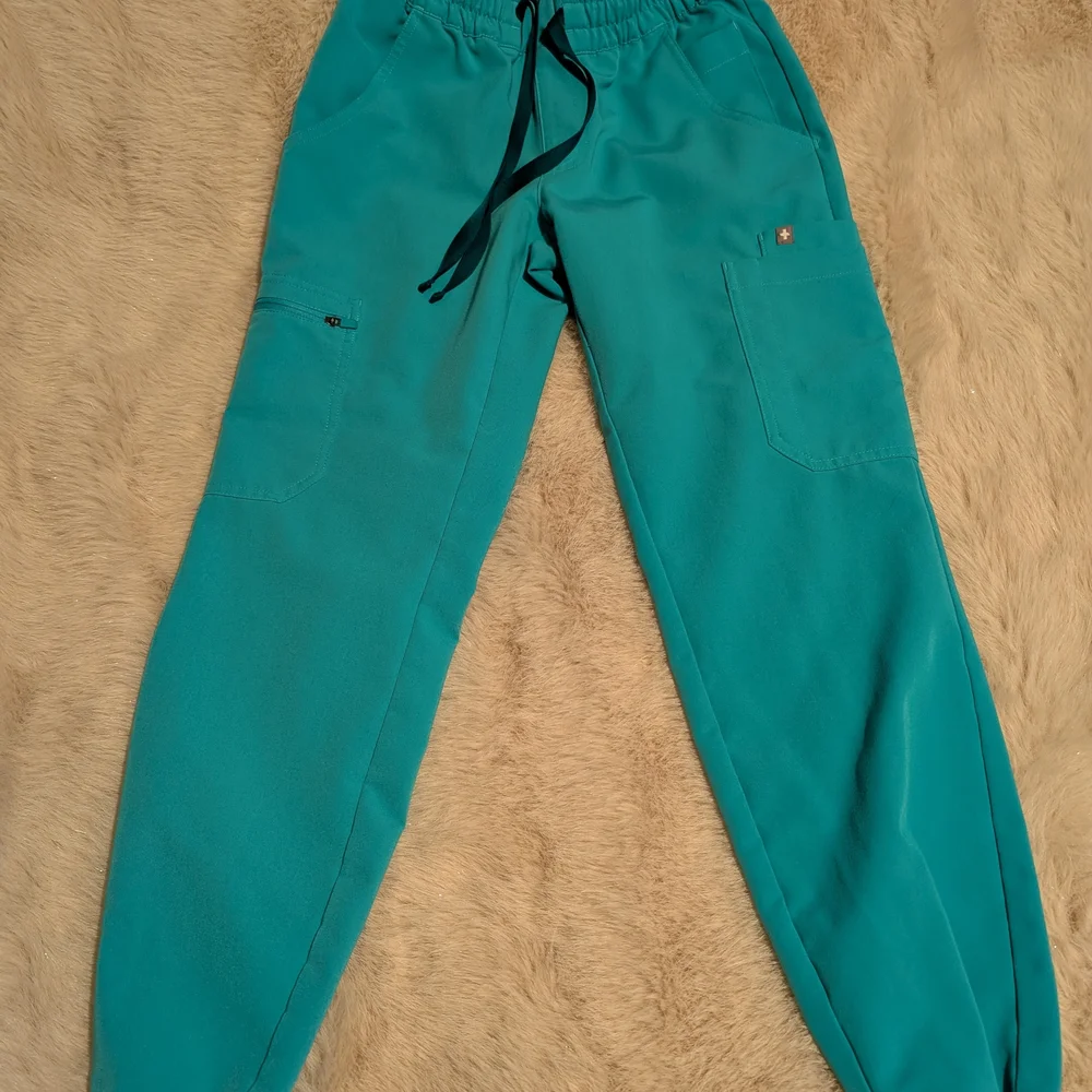 Figs Teal Women's Pants Uman Joggers - Picture 1 of 2